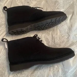 Rothy’s men’s black dress shoe chukka boots NWT Size 11 Amazon.com | ROCKY Polishable Dress Leather Chukka, Black  main image 2